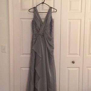 Grecian Grey Formal gown